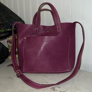 Portland Leather goods purple purse